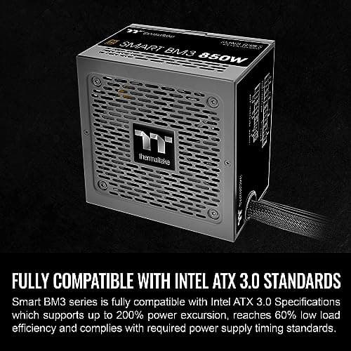 Thermaltake Smart BM3 Black 850W Semi-Modular 80+ Bronze Certified image