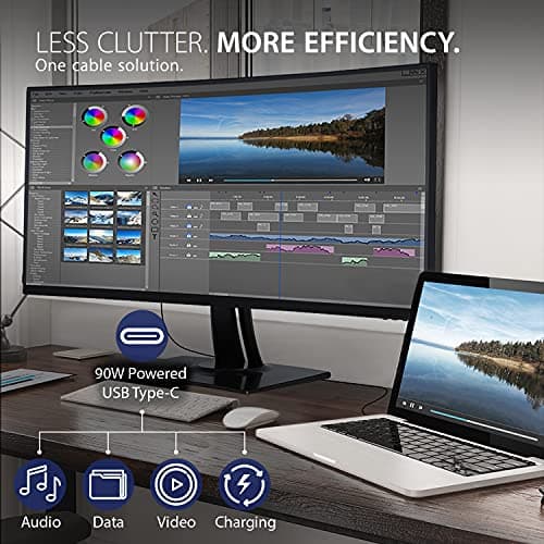 ViewSonic VP3881A Curved 38" 3840x1600 IPS Monitor image