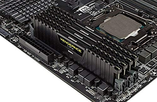 Corsair Vengeance LPX Black / Yellow DDR4-3200 CL16 32GB (4x8GB) image