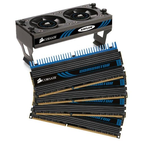 Corsair Dominator Black / Blue DDR3-1600 CL8 8GB (4x2GB) image