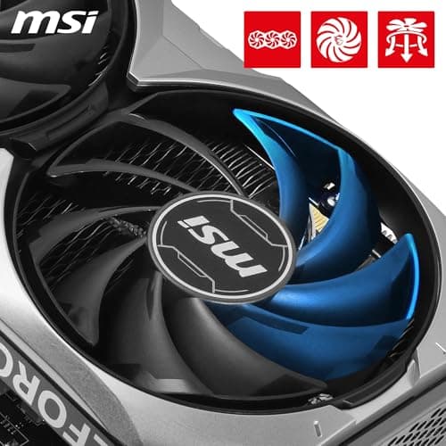 MSI VENTUS 3X E1 OC GeForce RTX 4070 12GB GDDR6 Silver / Black image
