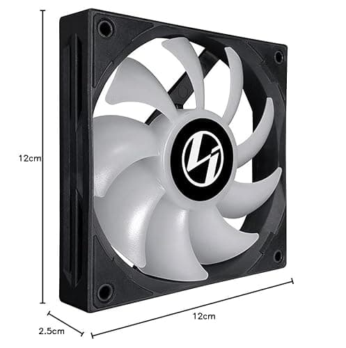 Lian Li ST120 120mm Black PWM Addressable RGB 3-Pack image