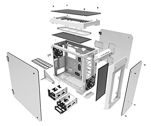 Thermaltake View 71 TG Snow ATX Full Tower White with Acrylic Side Panel and USB 3.2 Gen 1 Type-A / USB 2.0 Type-A Front Panel image