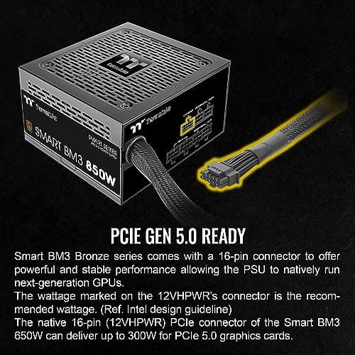 Thermaltake Smart BM3 Black 850W Semi-Modular 80+ Bronze Certified image