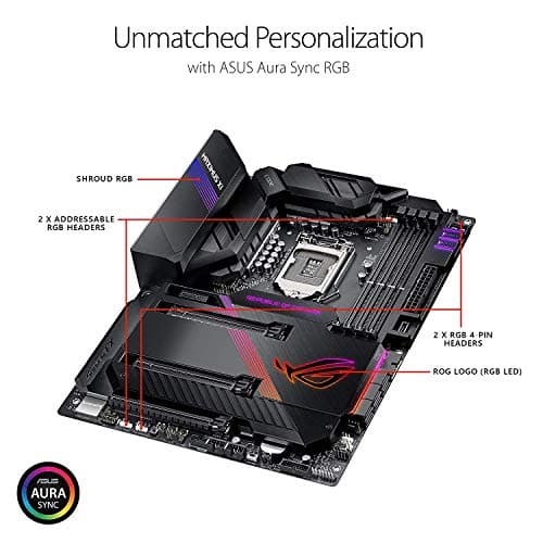 ASUS Republic of Gamers Maximus XI Code LGA 1151 ATX Motherboard image