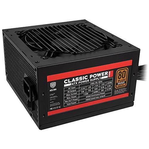 KOLINK Classic Power Black / Red ATX 700W Non-Modular 80+ Bronze Certified main image