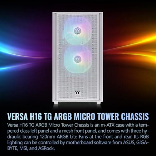 Thermaltake Versa H16 ARGB MicroATX Mini Tower image
