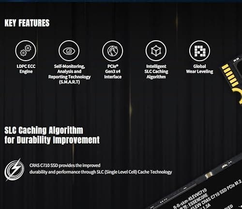 Klevv CRAS C710 512GB SSD M.2-2280 PCIe 3.0 NVMe image