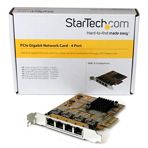 StarTech ST1000SPEX4 4 x Gigabit Ethernet PCIe x4 image