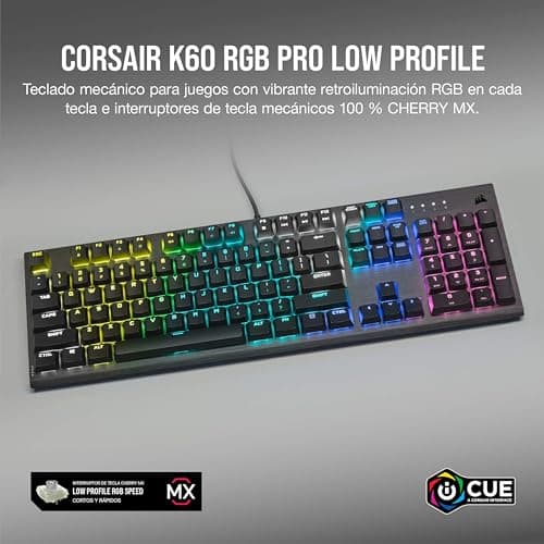 Corsair K60 RGB Pro RGB Wired Gaming Keyboard image