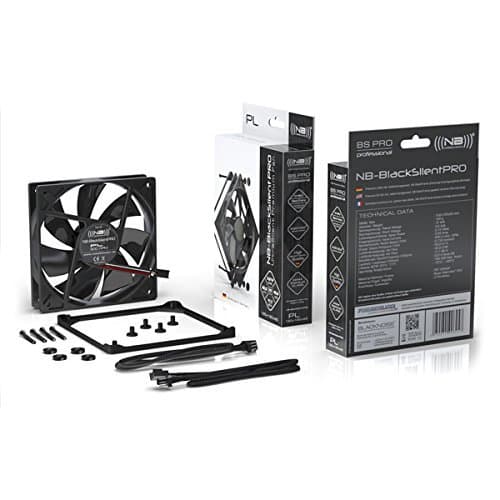 NoiseBlocker BlackSilentPro P-P 58.85 CFM 120mm Black PWM main image