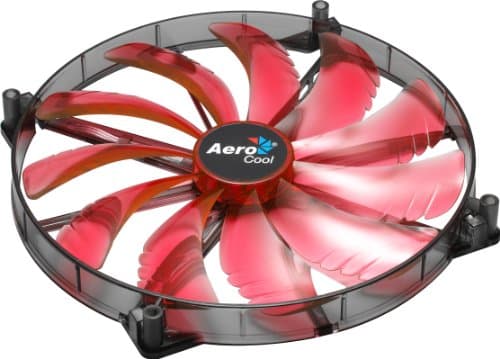 Aerocool Silent Master 200mm Red 76CFM image