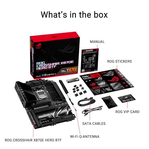 Asus X870E ROG CROSSHAIR HERO BTF WIFI DDR5 ATX image