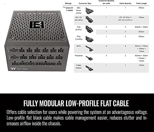 Thermaltake Toughpower GF3 TT Premium Black 1650W Fully Modular 80+ Gold Certified image