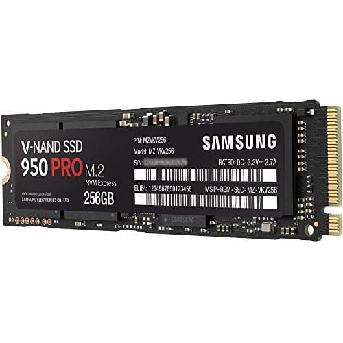 Samsung 950 PRO 256GB M.2-2280 SSD PCIe 3.0 x4 NVMe image