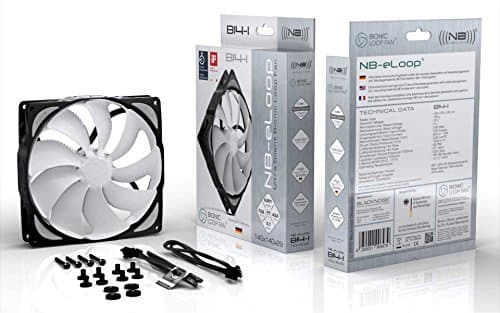 NoiseBlocker ELoop B 140mm Black / White 104.93 CFM image