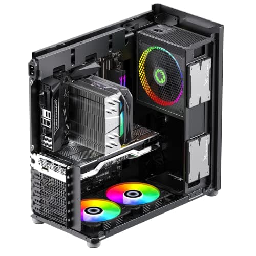 GameMax MeshBox Pro ATX Mid Tower Black Mesh Side Panel and USB 3.2 Gen 2 Type-C / USB 3.2 Gen 1 Type-A image