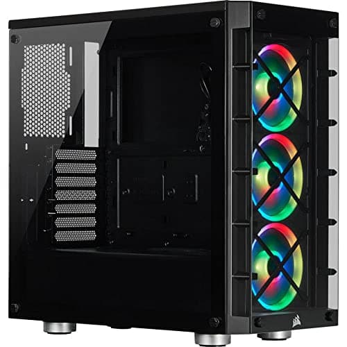 Corsair iCUE 465X RGB ATX Mid Tower Black Tempered Glass USB 3.2 Gen 1 Type-A image