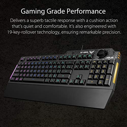 Asus TUF Gaming K1 RGB Wired Gaming Keyboard image