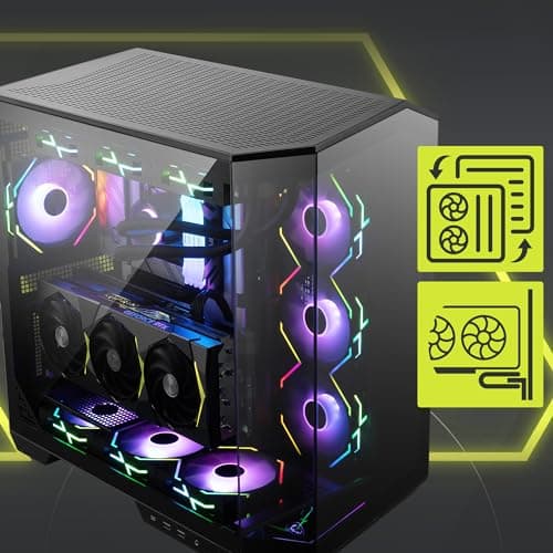 MSI MAG PANO 100L PZ ATX Mid Tower White Tempered Glass Side Panel image