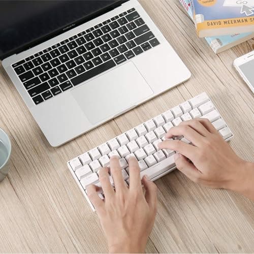 RK Royal Kludge RK61 RK Blue Mechanical Bluetooth/Wireless/Wired Mini Keyboard image