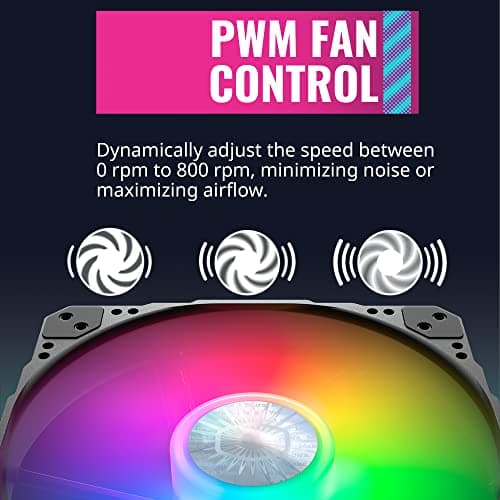 Cooler Master SickleFlow 200mm Black / Translucent White PWM ARGB 1-Pack image
