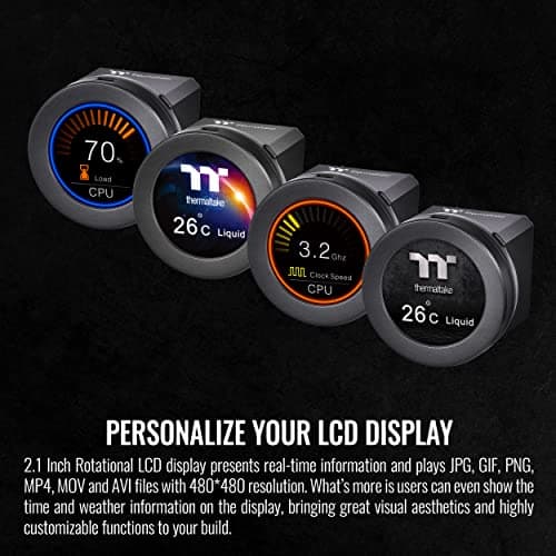 Thermaltake TOUGHLIQUID Ultra 119.1 CFM Water 280mm Black image