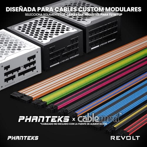 Phanteks Revolt X Black / Silver ATX 1200W Fully Modular 80+ Platinum Certified image