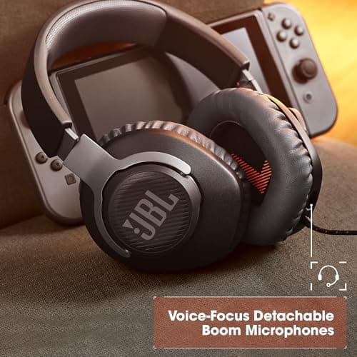 JBL Quantum 100 Closed White Gaming Headset image