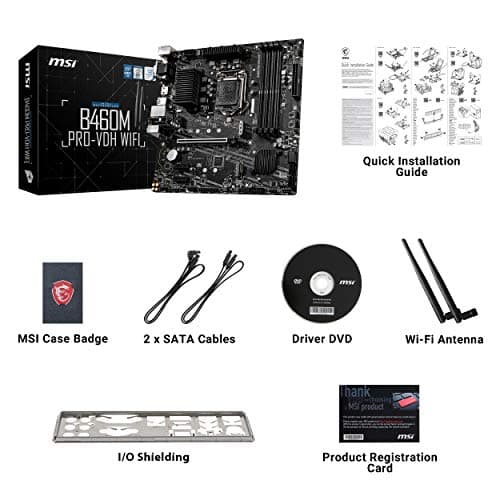 MSI B460 M PRO-VDH WIFI DDR4 Micro ATX image