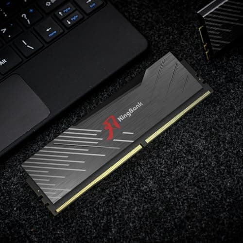 KINGBANK DDR5 Soarblade Heatsink UDIMM 6400MHz - 32GB (16Gx2) Grey image