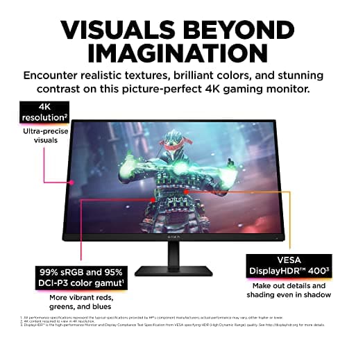 HP OMEN 27k 27" 4K 144Hz IPS Monitor image