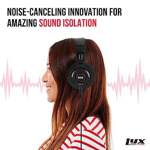 LyxPro HAS-30 Closed-Back Wired Headphones image