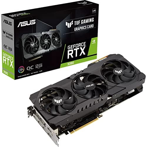 Asus TUF GAMING OC GeForce RTX 3080 12GB LHR 12GB GDDR6X Black / Silver main image