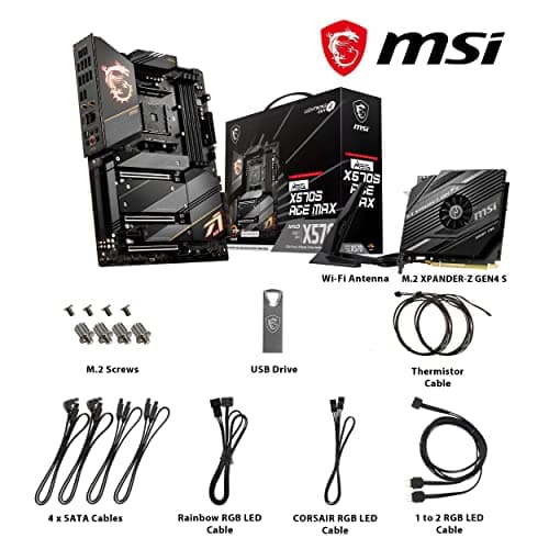 MSI X570S MEG ACE MAX AMD AM4 ATX Motherboard image