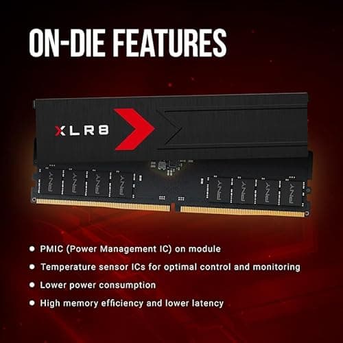 PNY XLR8 Gaming Black 32GB (2x16GB) DDR5 6400 CL36 Black image