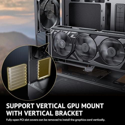 Antec FLUX SE ATX Mid Tower Black / Brown with Tempered Glass Side Panel and USB 3.2 Gen 2 Type-C USB 3.2 Gen 1 Type-A image