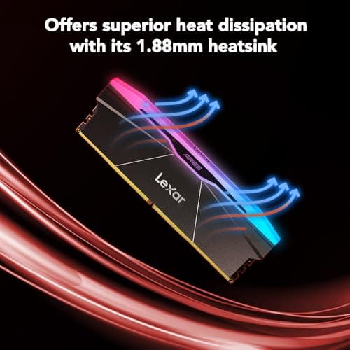 Lexar Ares RGB 2nd Gen Black DDR5-8000 CL40 48GB (2x24GB) image