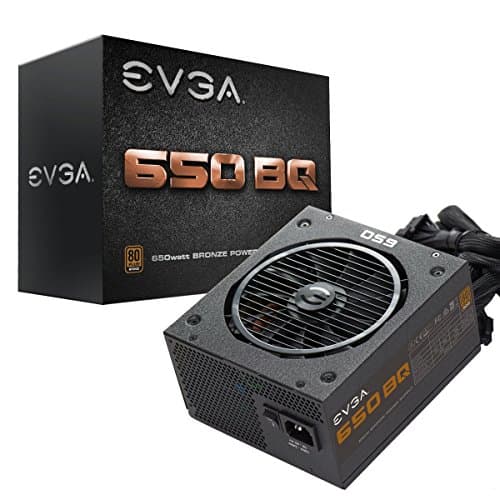 EVGA 650 BQ, 80+ BRONZE 650W, Semi Modular, 5 Year Warranty, Includes FREE Power On Self Tester, Power Supply main image