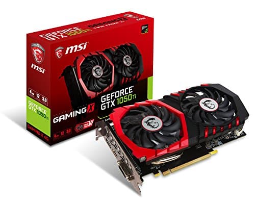 MSI GeForce GTX 1050 Ti GAMING X Black / Red 4GB GDDR5 Black / Red main image