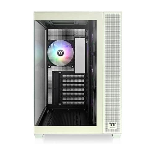 Thermaltake View 380 ARGB ATX Mid Tower Green Tinted Tempered Glass Side Panel image