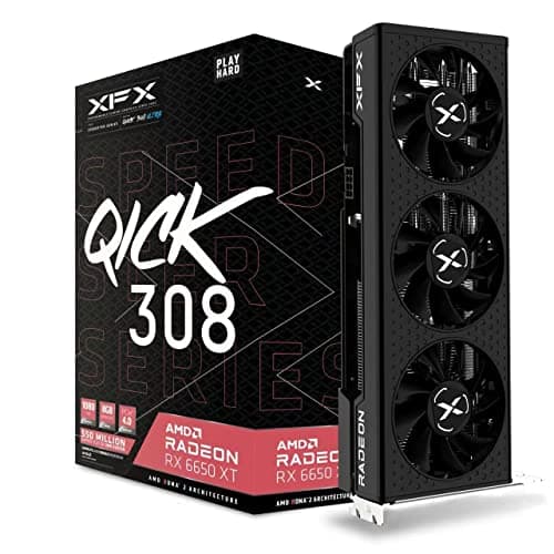 XFX Speedster MERC 308 Radeon RX 6650 XT 8GB GDDR6 Black image