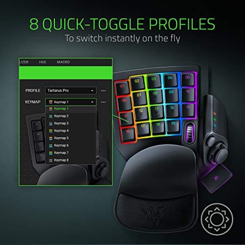Razer Tartarus Pro RGB Wired Ergonomic Keyboard image