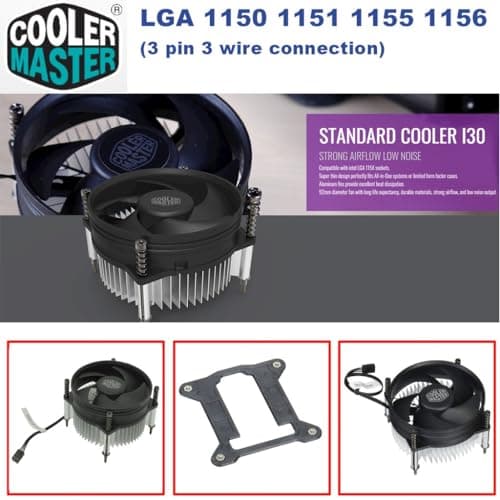 Cooler Master I30 Air 55mm Black / Silver image
