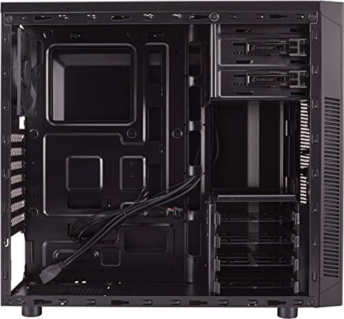 Corsair Carbide Series 100R ATX Mid Tower Black with Acrylic Side Panel and USB 3.2 Gen 1 Type-A Front Panel image