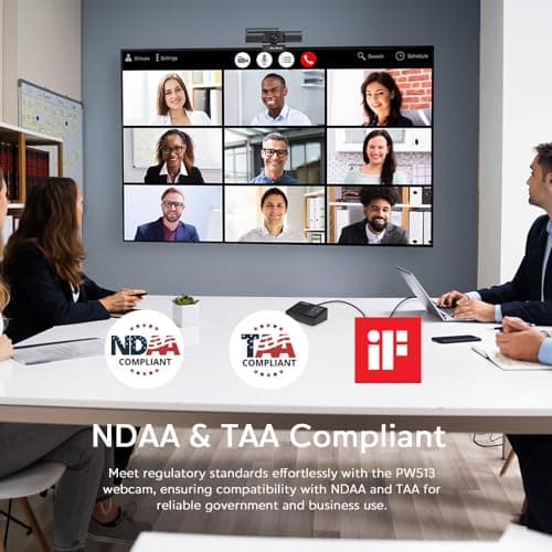 Avermedia PW513 4K 1080p USB 3.2 Gen 1 Type-C Webcam image