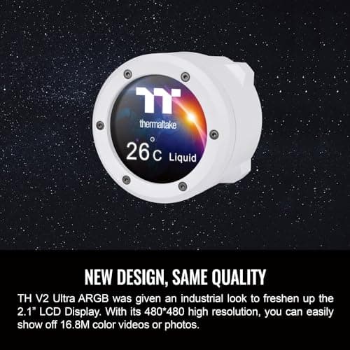 Thermaltake TH420 V2 Ultra ARGB Sync Water 420mm 84.32 CFM White image