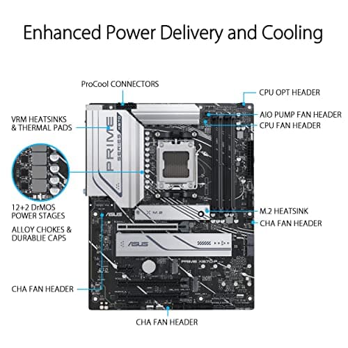 Asus X670 PRIME X670-P AM5 DDR5 ATX image