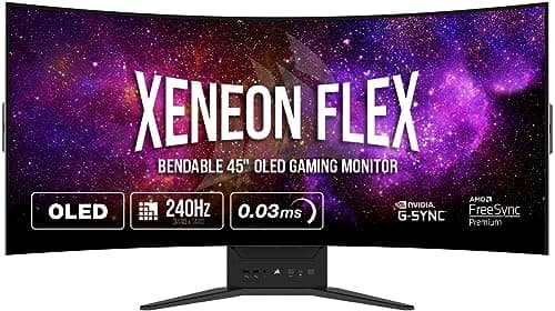 Corsair XENEON FLEX 45" WQHD 240Hz OLED Curved Monitor main image