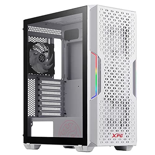 ADATA XPG STARKER AIR ATX Mid Tower White / Black with Tempered Glass Side Panel and USB 3.2 Gen 1 Type-A image
